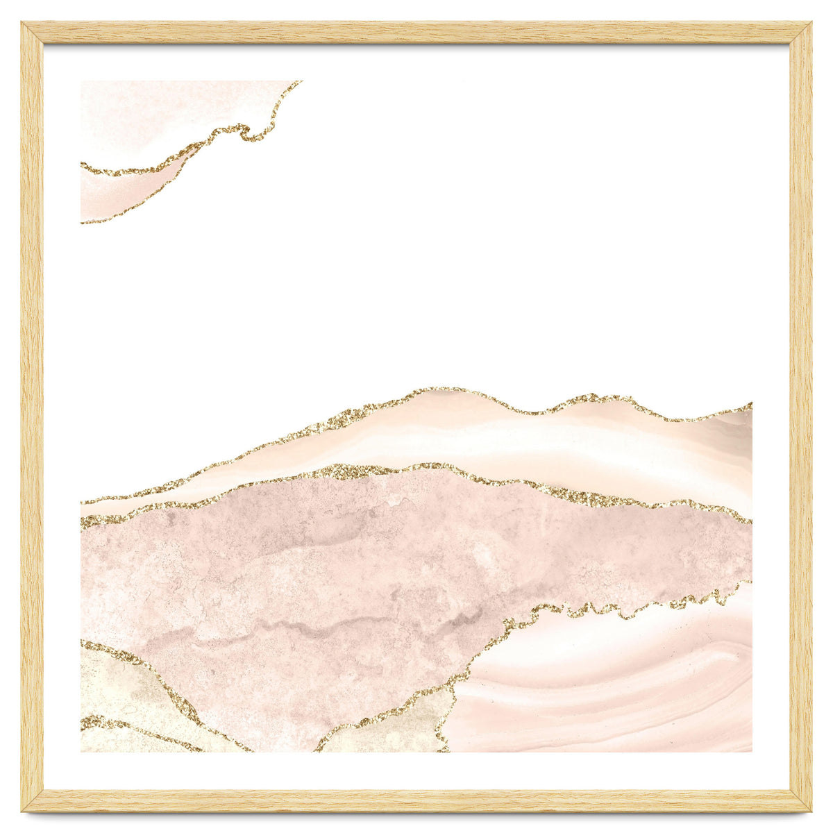 Ivory & Gold Agate Texture 08