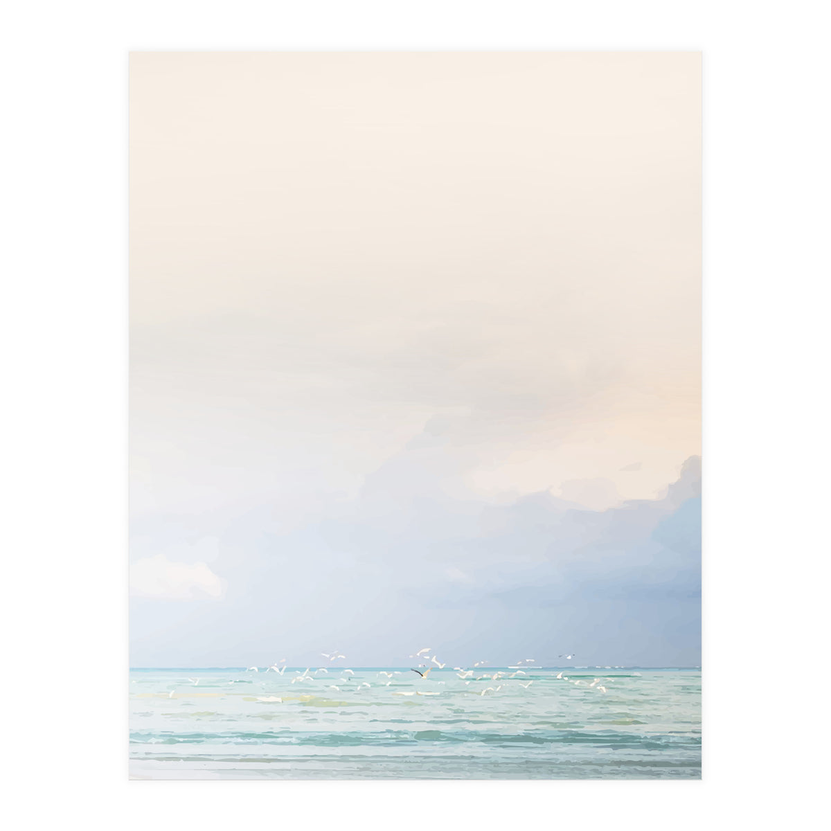 Birds Waiting For Rain (Print Only)