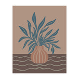 Modern Vase with Tropical Leaves (Print Only) thumbnail