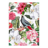 Vintage Cockatoo in Flower Jungle (Print Only) thumbnail