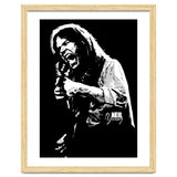 Neil Young Musician Legend in Grayscale 2 thumbnail