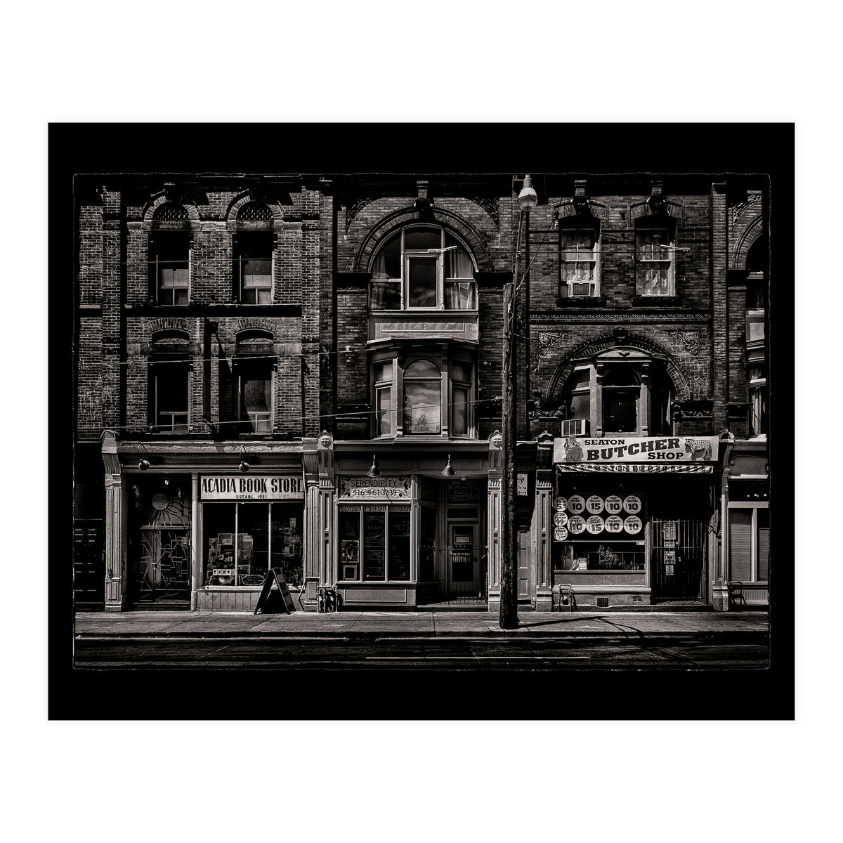 Books and Breaks and Butchers No 1 with Border (Print Only)