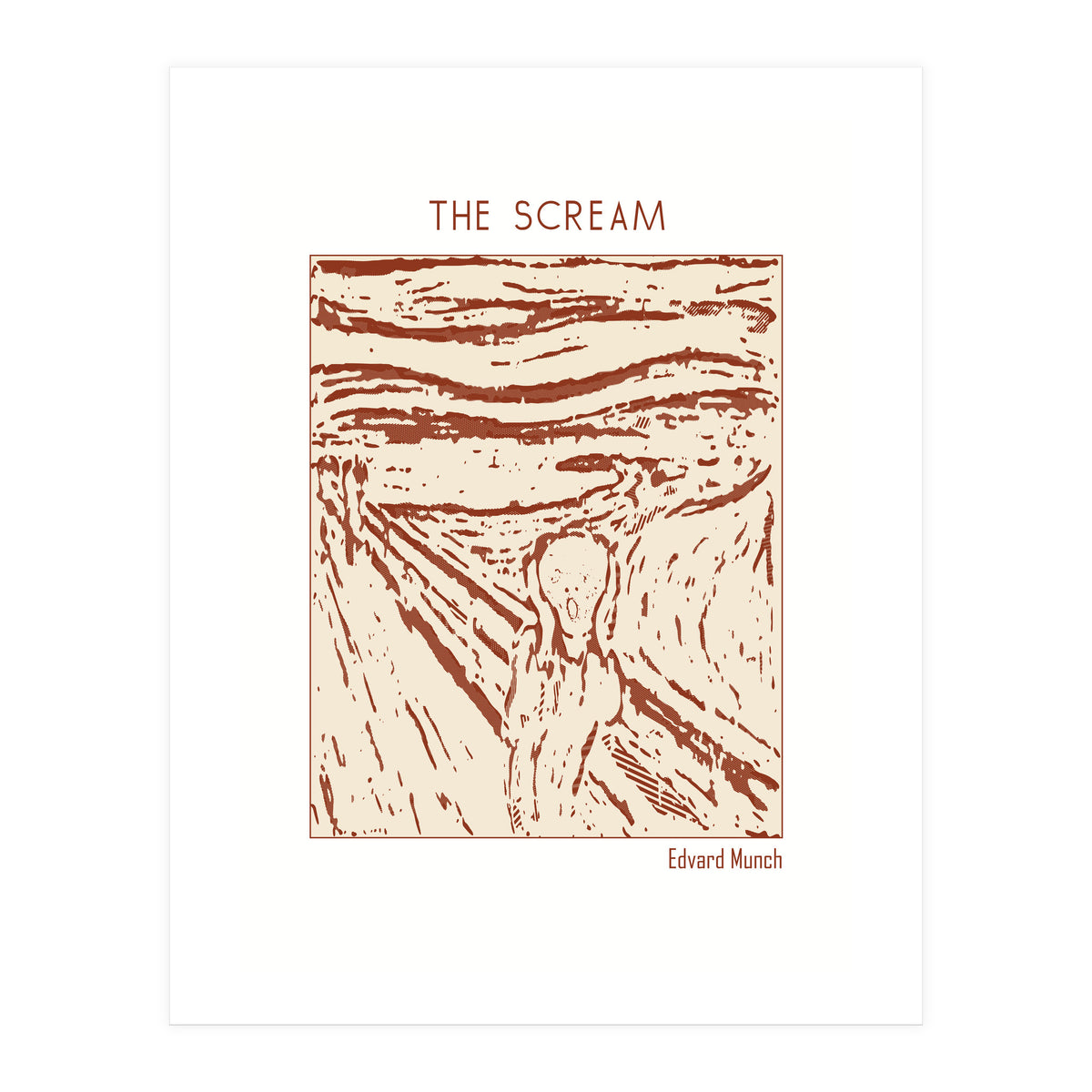 The Scream – Edvard Munch (Print Only)