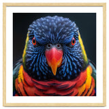 Close Up Of A Colorful Rainbow Lorikeet Bird thumbnail