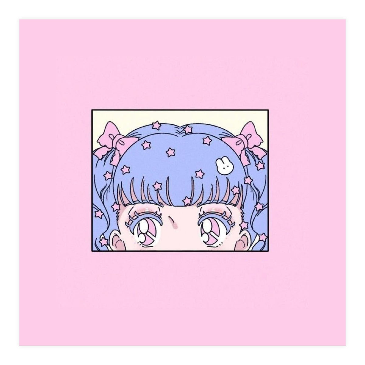 Dream Girl - Pastel Colors and Cute Stars (Print Only)