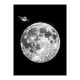 Diamond moon and UFO (Print Only) thumbnail