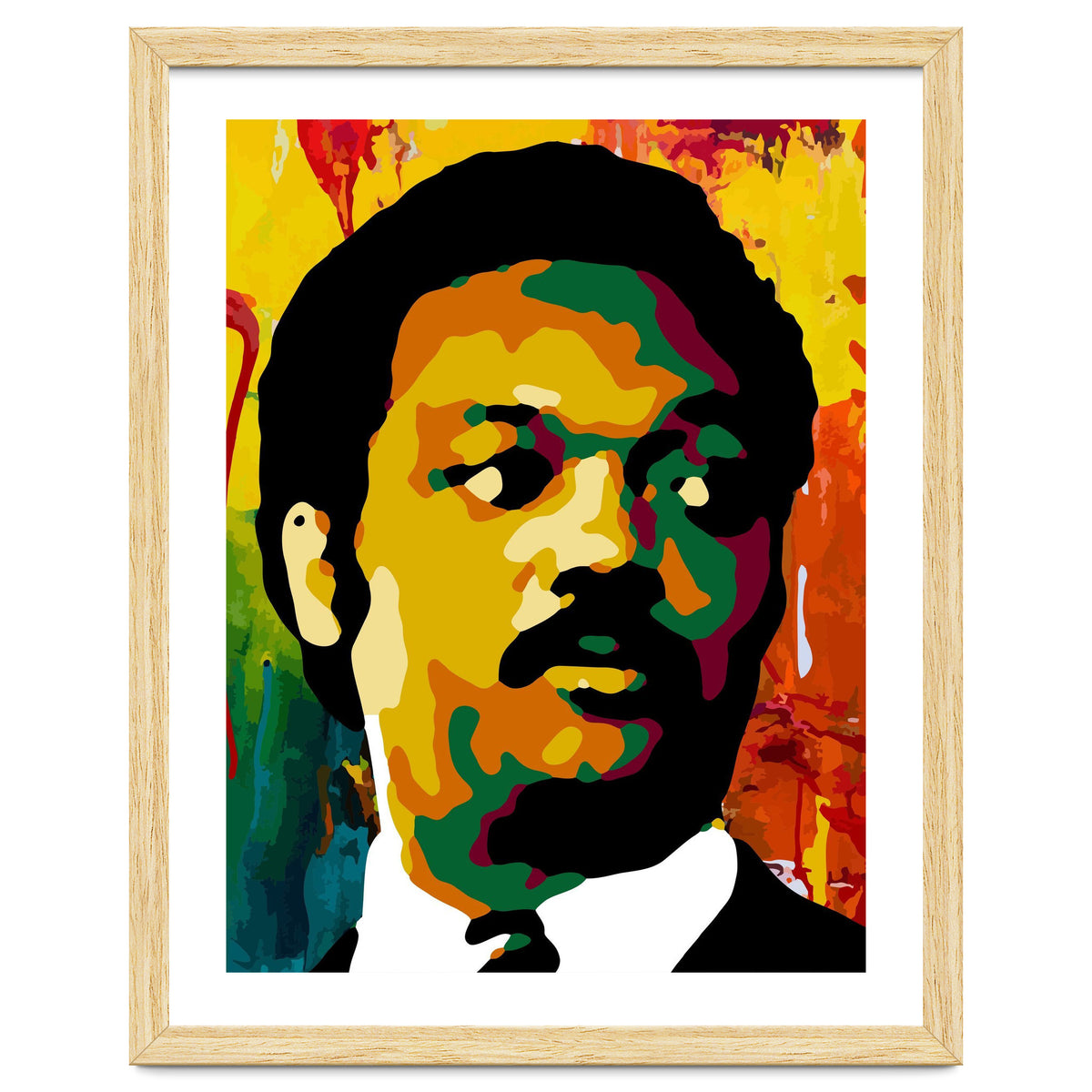 Jesse Jackson Colorful Abstract Art