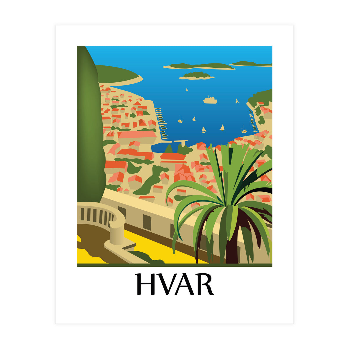 Hvar, Croatia (Print Only)