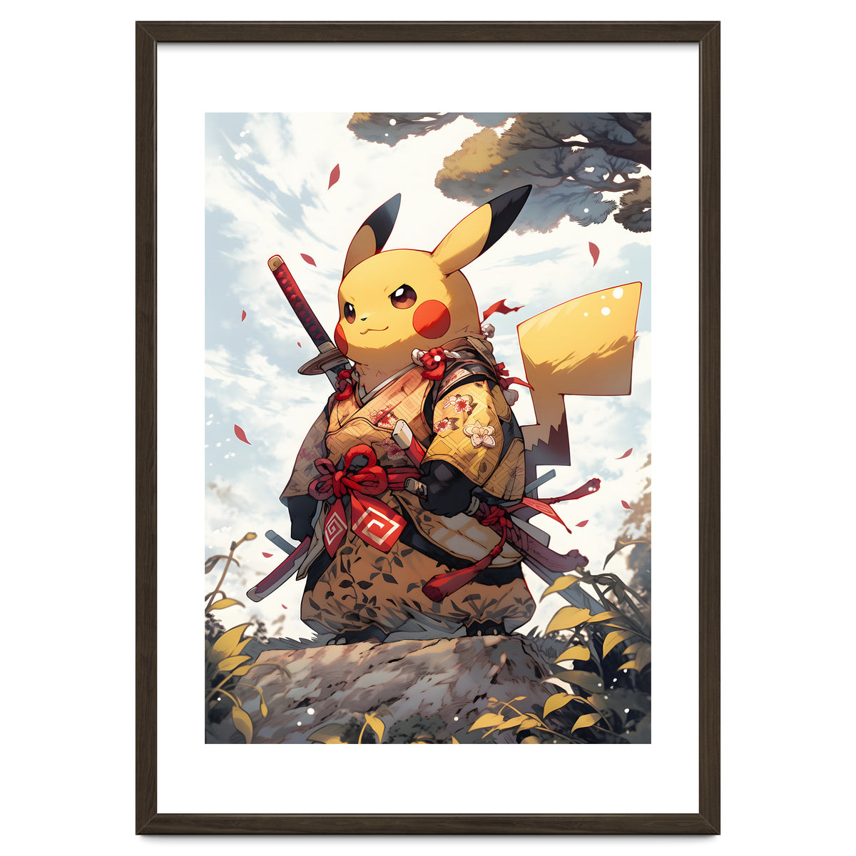 Pikachu Pokemon Samurai