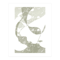 Sage Abstract Scratch (Print Only)