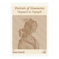Portrait Of Simonetta Vespucci As Nymph – Sandro Botticelli (1480) (Print Only)