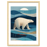 Polar Bear In The Blue Arctic thumbnail