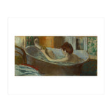 Woman in bath, sponging her leg. Pastel, 1883-84   19.7 x 41 cm. (Print Only) thumbnail
