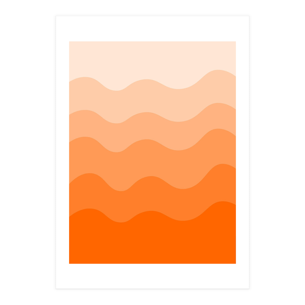 Orange gradient design (Print Only)