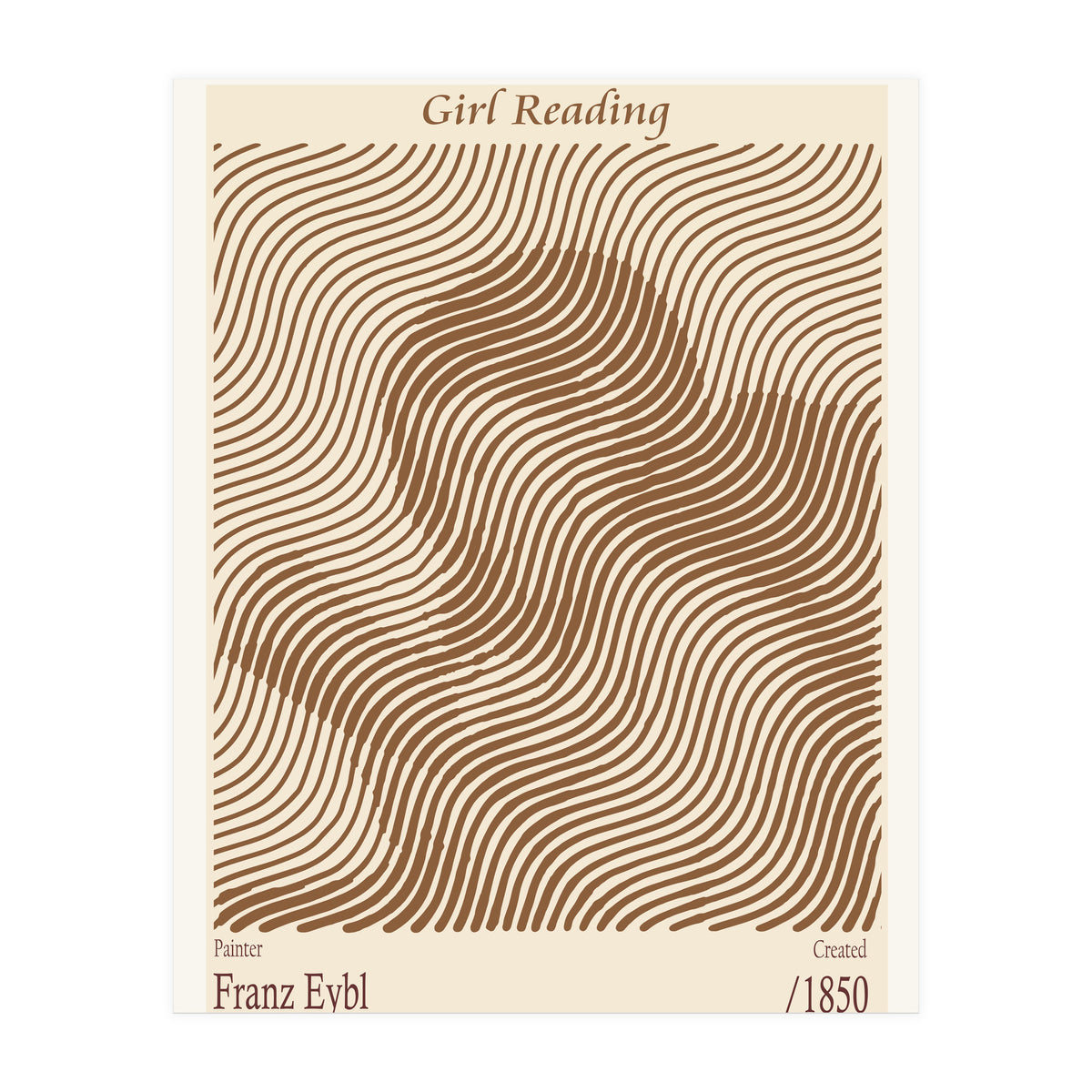 Girl Reading – Franz Eybl (1850) (Print Only)