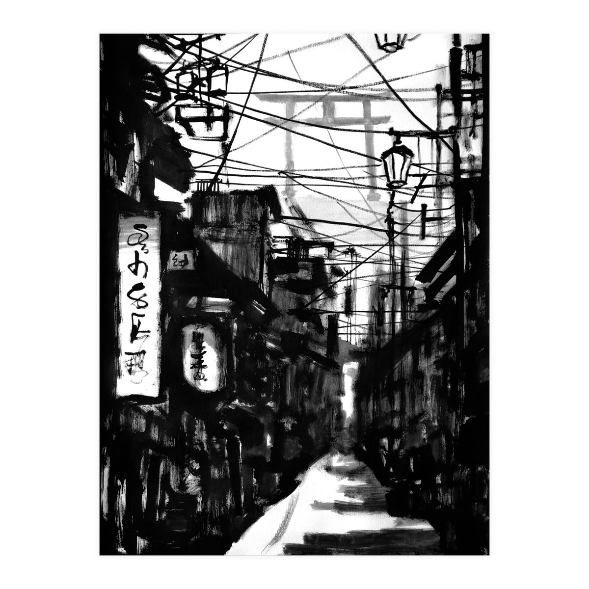 Black Street (Print Only)