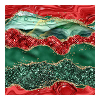 Christmas Glitter Agate Texture 05 (Print Only)