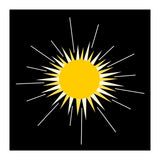Yellow Bright Radiant Shinning Sun (Print Only) thumbnail