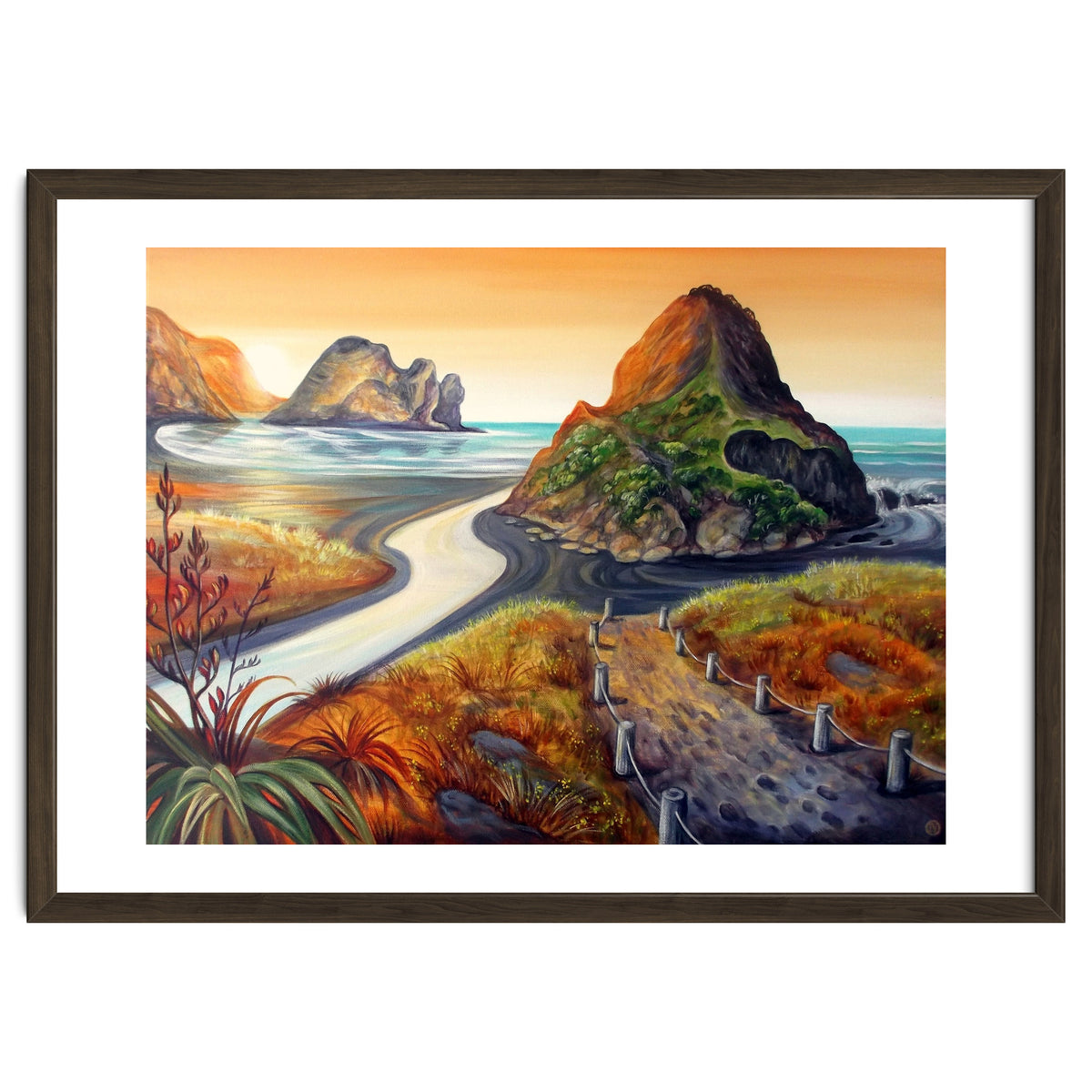 Piha In Golden Tones