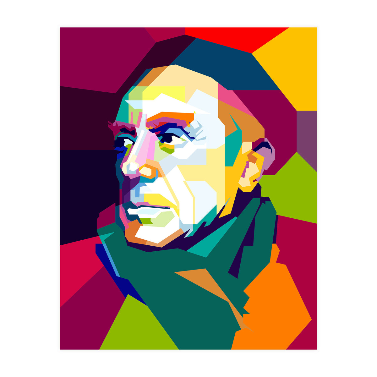 Pablo Picasso Pop Art WPAP (Print Only)