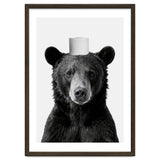 Bear, Toilet Paper Crown, Nursery Animal Art for Children thumbnail
