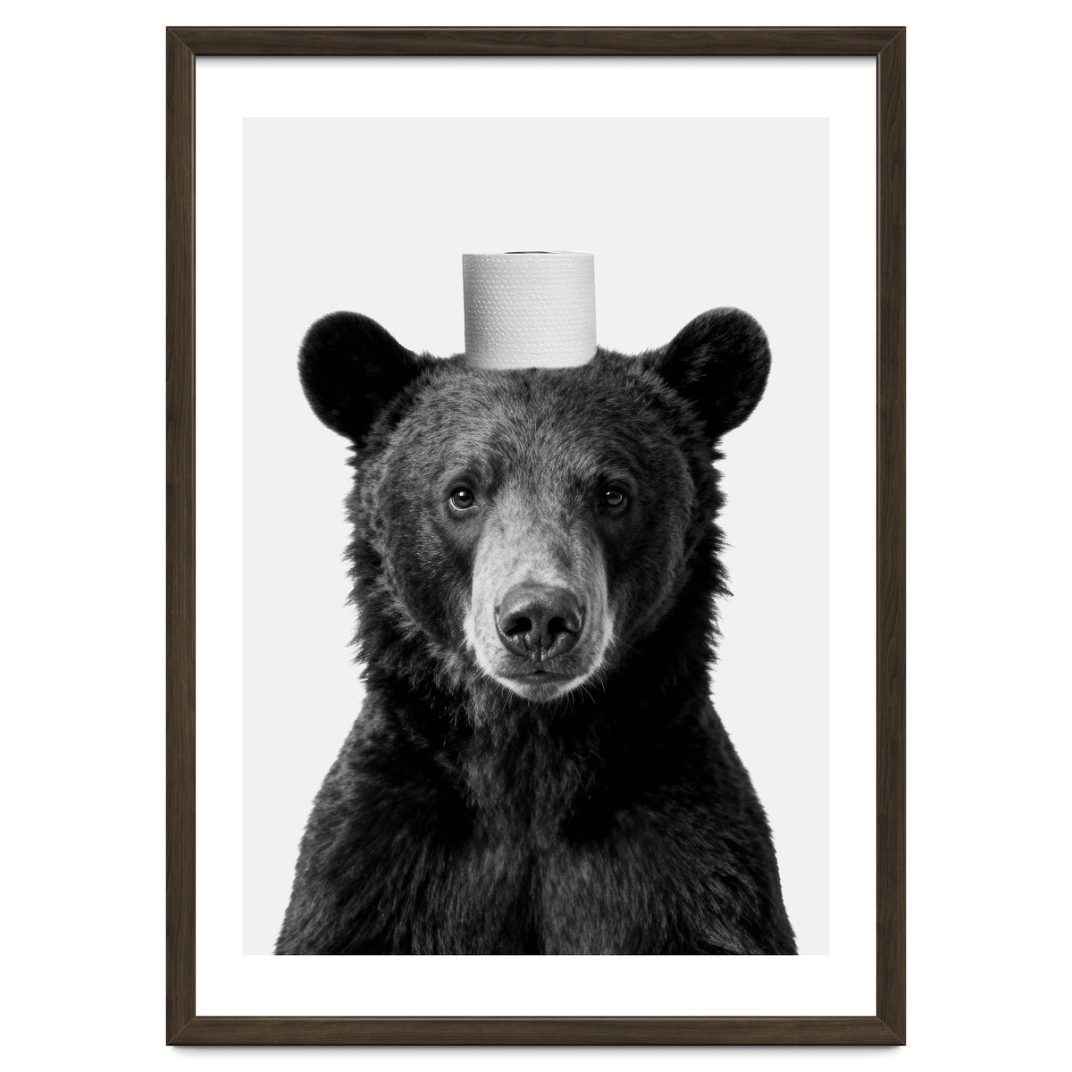Bear, Toilet Paper Crown, Nursery Animal Art for Children
