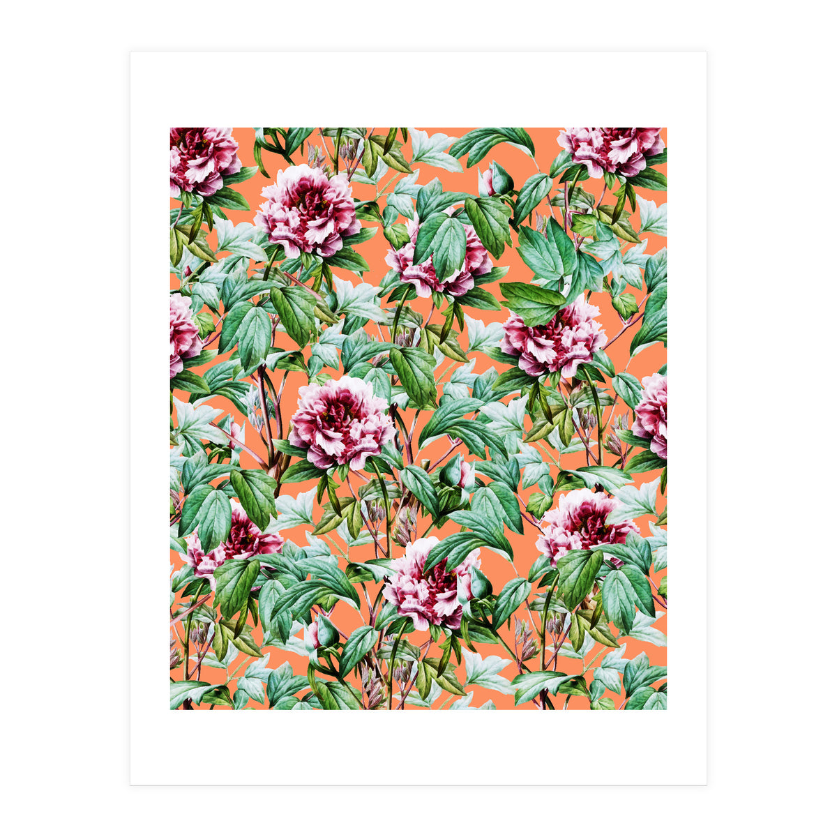 Frosty Florals || #society6 #decor #buyart (Print Only)