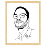 Malcolm X Illustration thumbnail