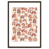Cute Watercolor Rainbows Terracota thumbnail