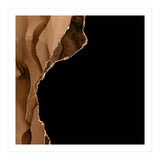 Brown & Gold Agate Texture 09 (Print Only) thumbnail