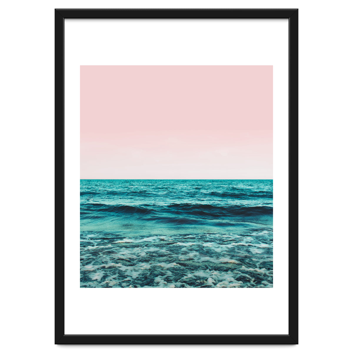 Ocean Love | Sea Beach Sand Waves Photography | Blush Nature Scenic Travel Island Digital