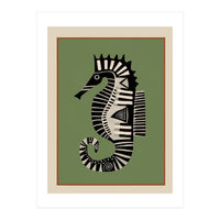 Striped Seahorse I (Print Only)