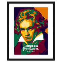 Ludwig Van Beethoven Colorful Art