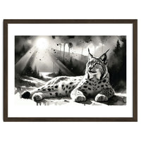 Lynx Resting In Sunlight