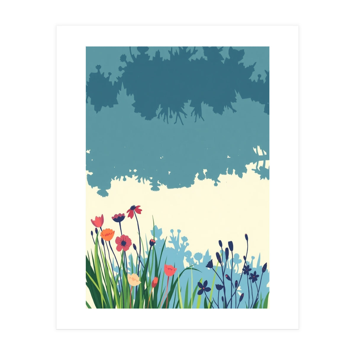 Lake Flower Nature (Print Only)