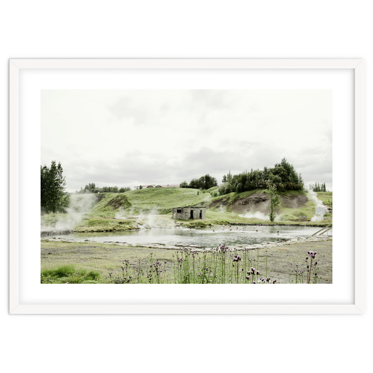 A natural hot spring bath - Iceland