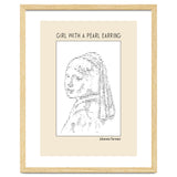 Girl With A Pearl Earring Johannes Vermeer Ascii Art thumbnail