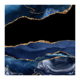 Navy & Gold Agate Texture 16  (Print Only) thumbnail