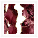 Burgundy & Gold Glitter Agate Texture 05 thumbnail