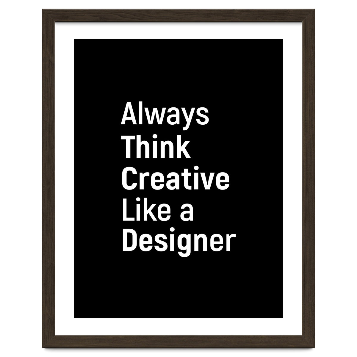 Always Think Creative Like A Designer