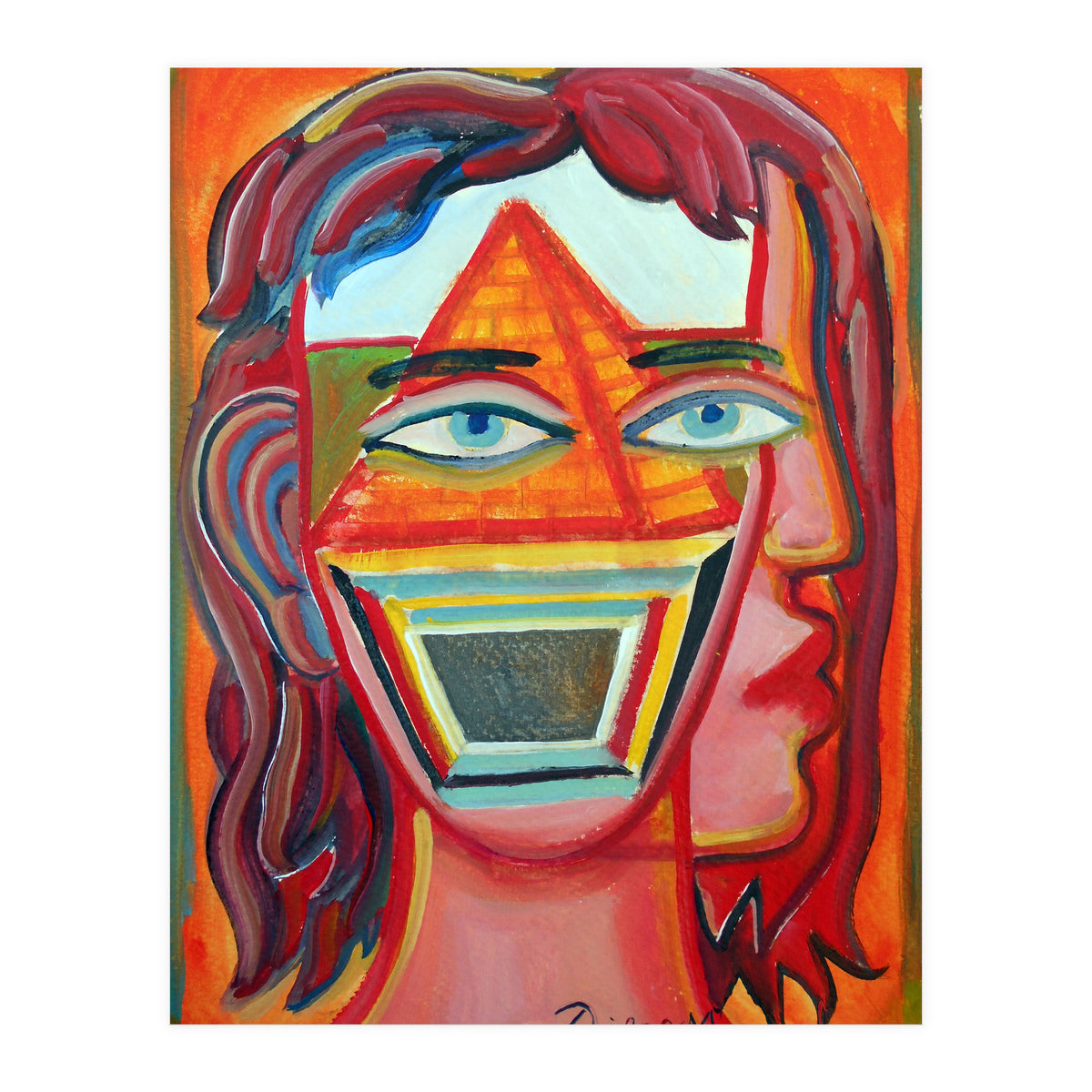 Cabeza De Mujer 11 (Print Only)