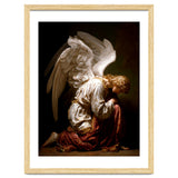 Kneeling Down Angel Renaissance inspired Religious Art thumbnail