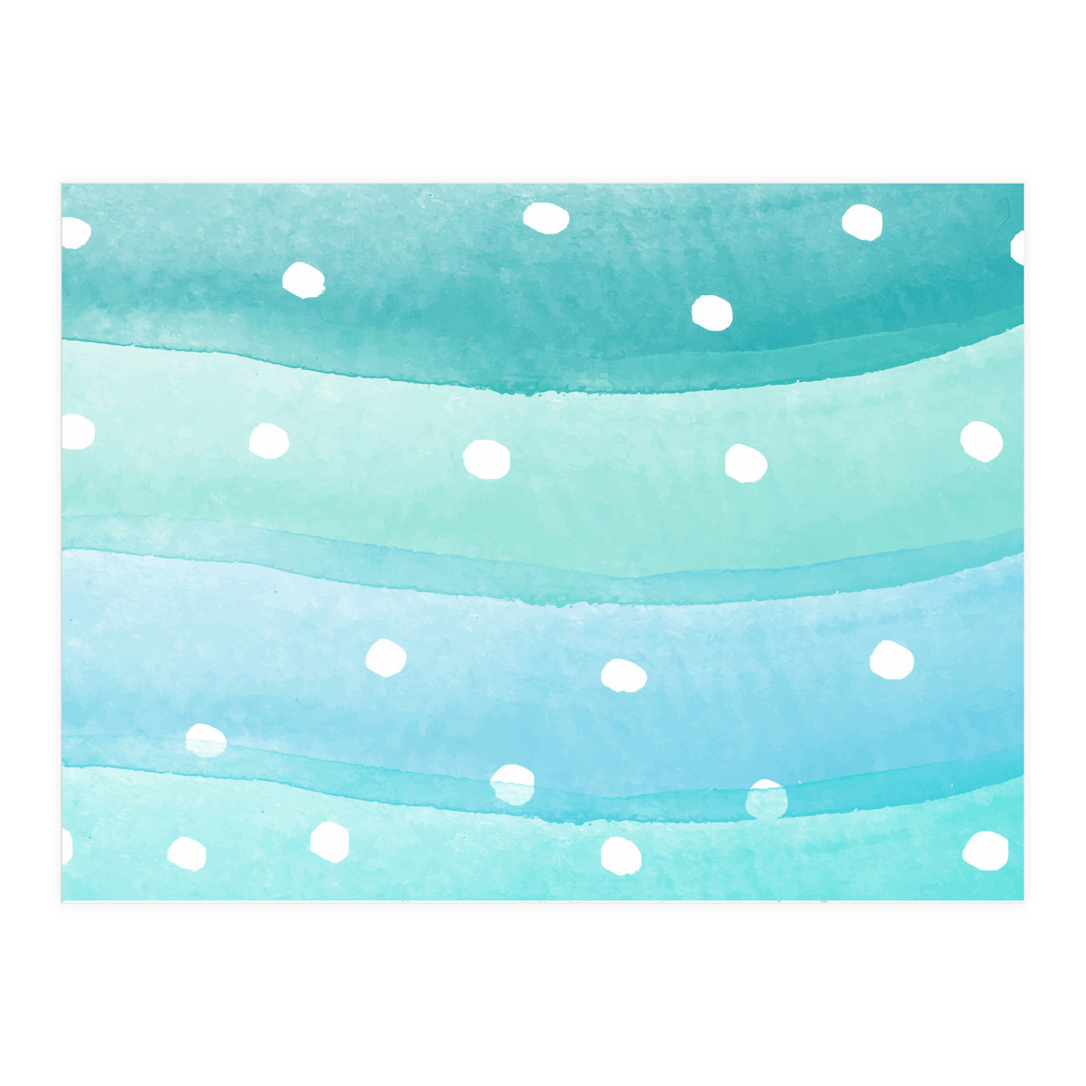 Watercolor Polka (Print Only)
