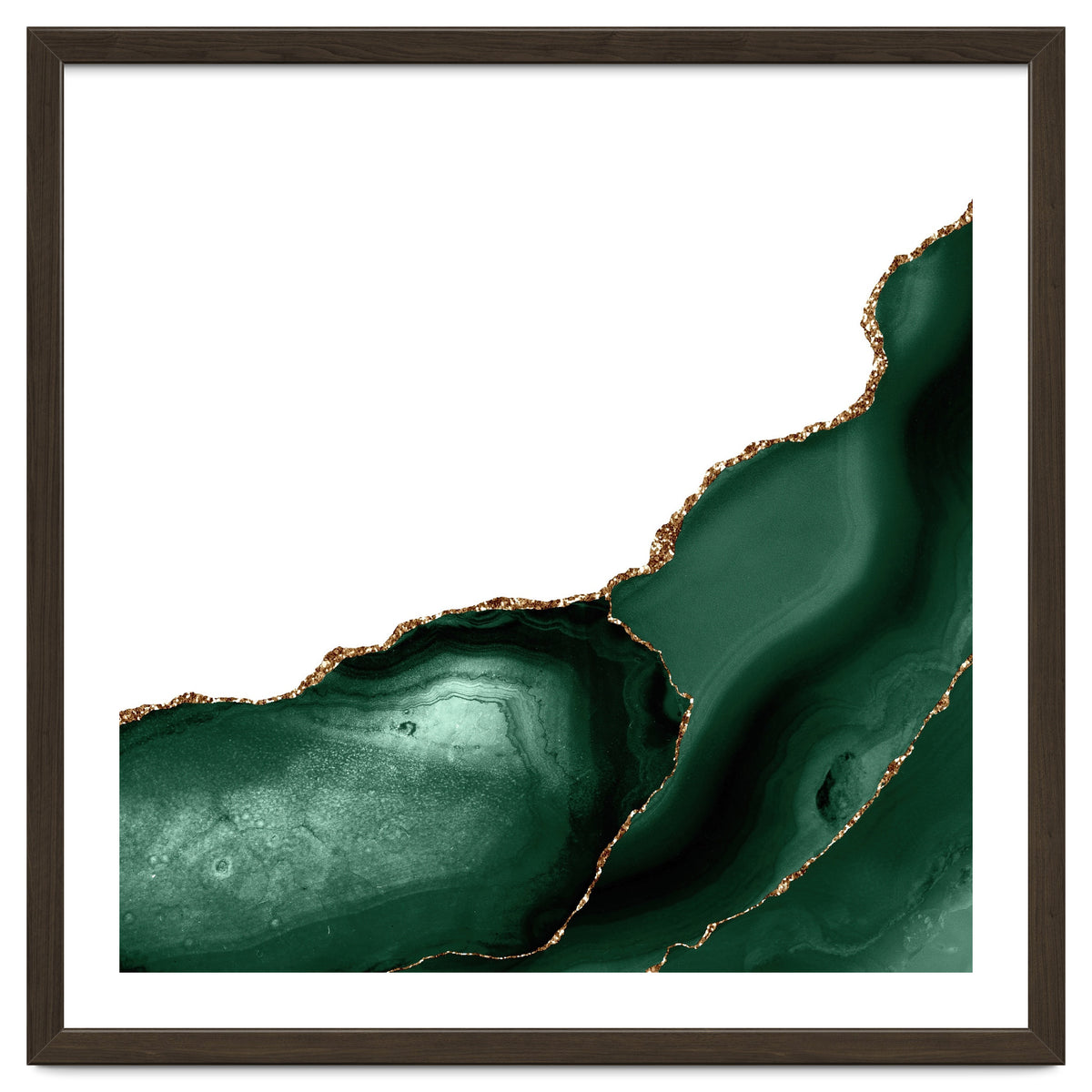 Emerald & Gold Agate Texture 09