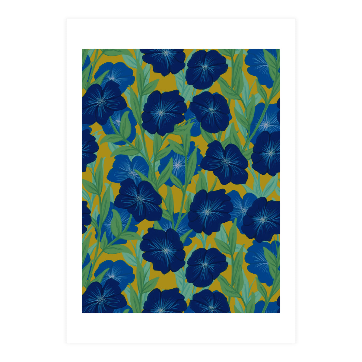 Bold Bloom Blue (Print Only)