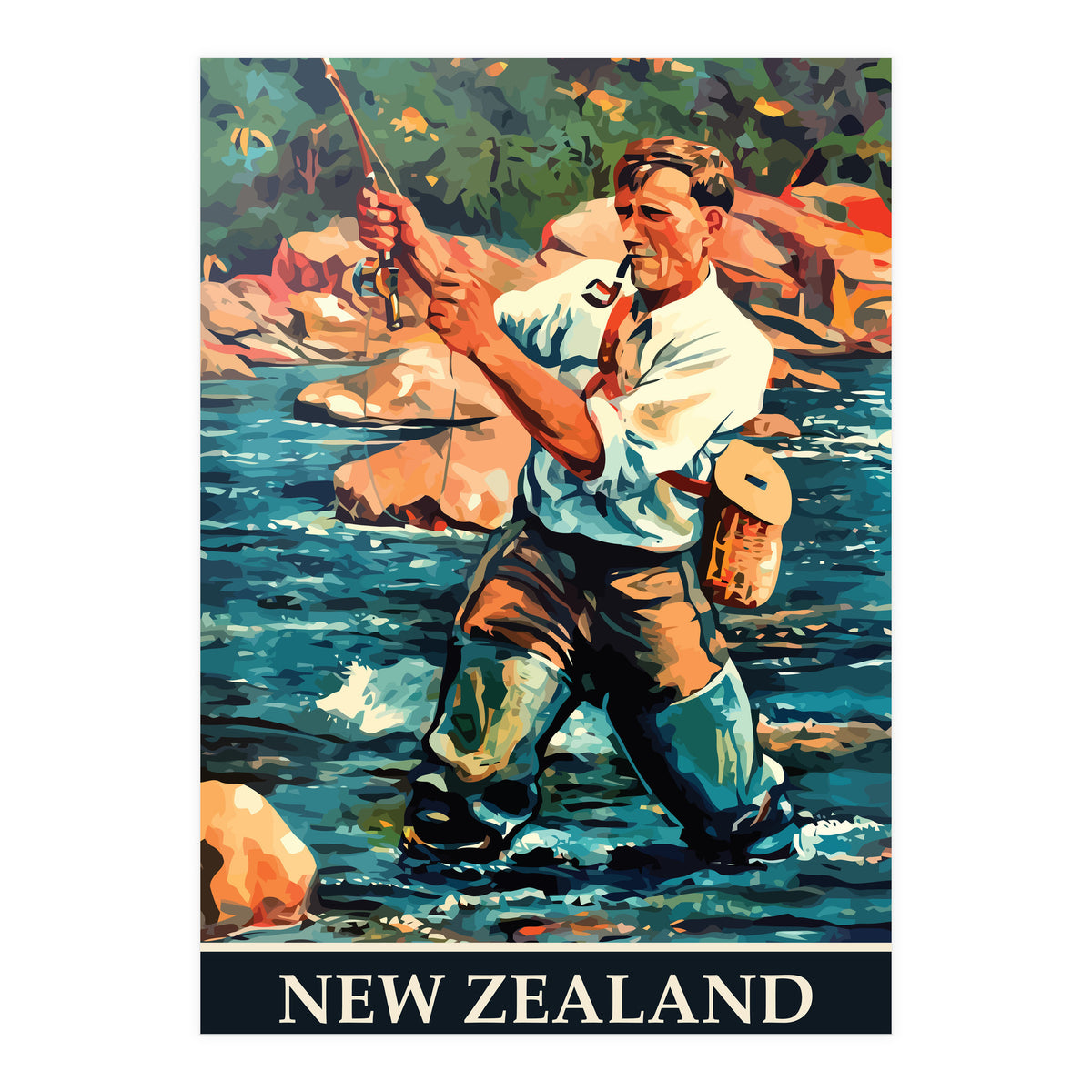 New Zealand Fishing (Print Only)