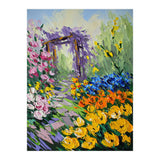 Sun-Drenched Garden Pergola Oil Painting (Print Only) thumbnail