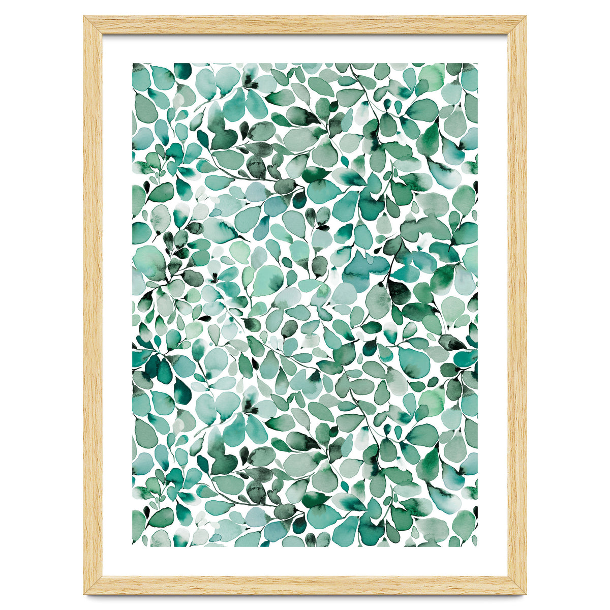 Leaffy Eucalyptus Botanical Leaves Green