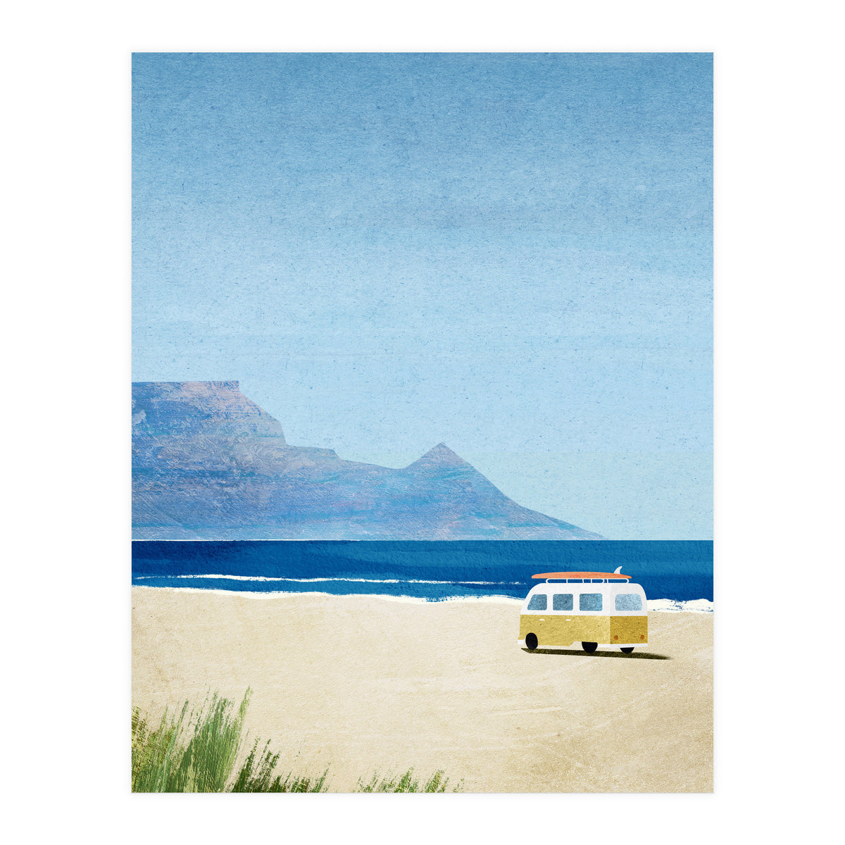 Kombi Surf Van, Cape Town (Print Only)