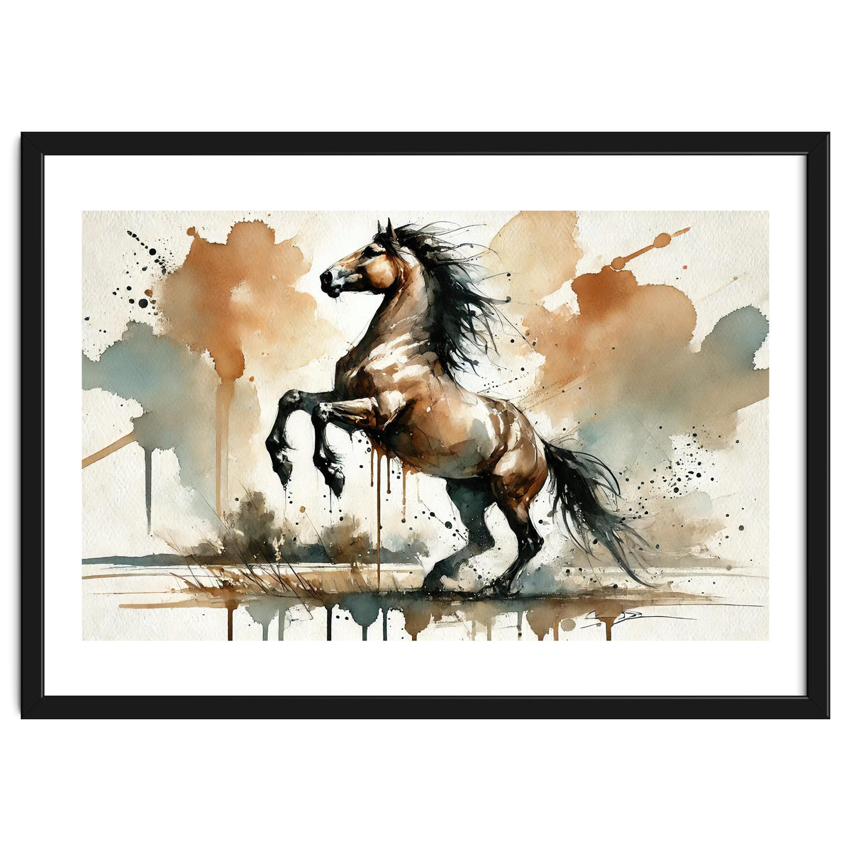 Fiery Horse Elegance